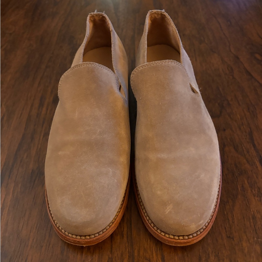 Classic Tan Suede Men's Loafers